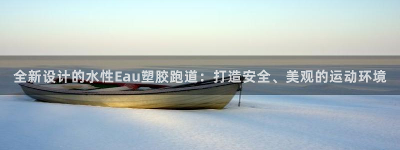 新2足球平台出租网站:全新设计的水性Eau塑胶跑道:打造安全、美观的运动环境