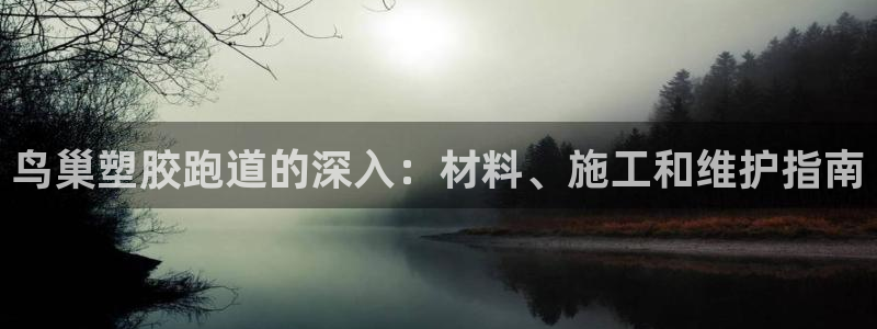 红足l一世开奖现场62ty:鸟巢塑胶跑道的深入:材料、施工和维护指南
