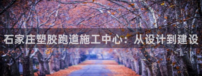 红足1世足球网址：石家庄塑胶跑道施工中心：从设计到建设