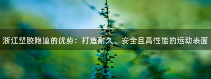 红足足球网：浙江塑胶跑道的优势：打造耐久、安全且高性能的运动表面